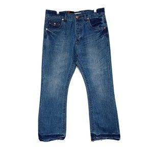 APT AKKA  men's tagged  'real denim'' blue jeans  size W34R NEW (34x32)